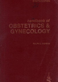 Handbook Of Obstetrics & Gynecology Eighth Edition