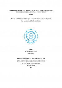 PERBANDINGAN ANTARA SOFA SCORE DENGAN PRESEPSIN SEBAGAI
PREDIKTOR MORTALITAS PADA PASIEN SEPSIS