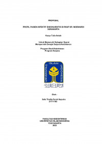 PROFIL PASIEN INFEKTIF ENDOKARDITIS DI RSUP DR. MOEWARDI SURAKARTA