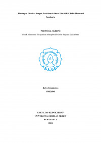 Hubungan Obesitas dengan Preeklamsia Onset Dini di RSUD Dr.Moewardi Surakarta