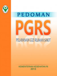 Pedoman PGRS (Pelayanan Gizi Rumah Sakit)