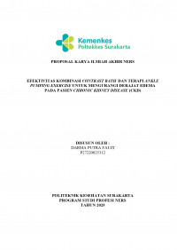 Image of EFEKTIVITAS KOMBINASI CONTRAST BATH  DAN TERAPI ANKLE PUMPING EXERCISE UNTUK MENGURANGI DERAJAT EDEMA  PADA PASIEN CHRONIC KIDNEY DISEASE (CKD)