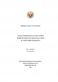 ASUHAN KEPERAWATAN PADA PASIEN DIABETES MELLITUS DI BANGSAL RSUD Dr. MOEWARDI SURAKARTA