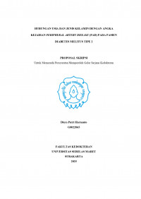 Image of HUBUNGAN USIA DAN JENIS KELAMIN DENGAN ANGKA KEJADIAN PERIPHERAL ARTERY DISEASE (PAD) PADA PASIEN DIABETES MELITUS TIPE 2