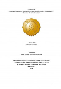 Pengaruh Pengobatan Alternatif terhadap Keterlambatan Penanganan Ca Mammae Di Kota Surakarta