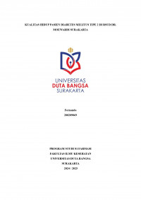 KUALITAS HIDUP PASIEN DIABETES MELITUS TIPE 2 DI RSUD DR. MOEWARDI SURAKARTA