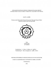UJI DIAGNOSTIK PEMERIKSAAN MAC 2 – BINDING PROTEIN 
GLYCOSYLATION ISOMER (M2BPGi) PADA HEPATITIS B KRONIK