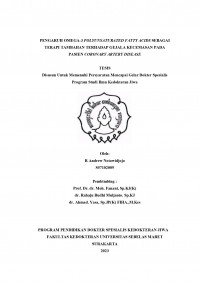 PENGARUH OMEGA-3 POLYUNSATURATED FATTY ACIDS SEBAGAI
TERAPI TAMBAHAN TERHADAP GEJALA KECEMASAN PADA 
PASIEN CORONARY ARTERY DISEASE