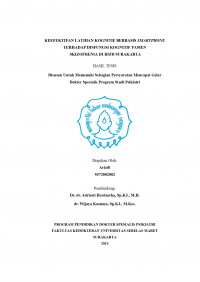 KEEFEKTIFAN LATIHAN KOGNITIF BERBASIS SMARTPHONE
TERHADAP DISFUNGSI KOGNITIF PASIEN 
 SKIZOFRENIA DI RSJD SURAKARTA