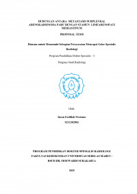 Image of HUBUNGAN ANTARA METASTASIS SUBPLEURAL ADENOKARSINOMA PARU DENGAN STASIUN LIMFADENOPATI MEDIASTINUM