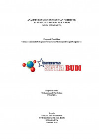 Image of ANALISIS BIAYA DAN PENGGUNAAN ANTIBIOTIK DI RUANG ICU RSUD Dr. MOEWARDI KOTA SURAKARTA