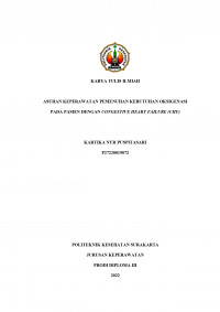 ASUHAN KEPERAWATAN PEMENUHAN KEBUTUHAN OKSIGENASI PADA PASIEN DENGAN CONGESTIVE HEART FAILURE (CHF)