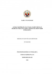 ASUHAN KEPERAWATAN PADA PASIEN DENGAN DIABETES MELLITUS (DM) DI RSUD Dr.MOEWARDI SURAKARTA