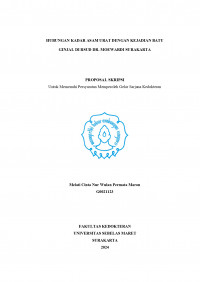 HUBUNGAN KADAR ASAM URAT DENGAN KEJADIAN BATU GINJAL DI RSUD DR. MOEWARDI SURAKARTA