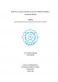 HUBUNGAN ANTARA USIA DENGAN KUALITAS HIDUP PENDERITA
TONSILITIS KRONIK