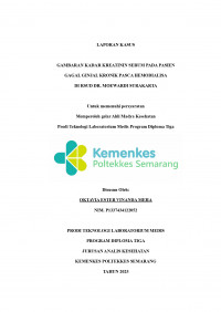 Image of GAMBARAN KADAR KREATININ SERUM PADA PASIEN GAGAL GINJAL KRONIK PASCA HEMODIALISA DI RSUD DR. MOEWARDI SURAKARTA