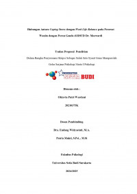 Image of Hubungan Antara Coping Stress dengan Work Life Balance pada Perawat Wanita dengan Peran Ganda di RSUD Dr. Moewardi