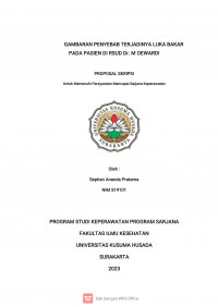 GAMBARANPENYEBABTERJADINYALUKABAKAR PADAPASIENDIRSUDDr.MOEWARDI