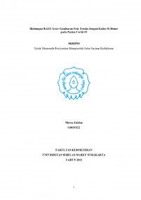 Hubungan RALE Score Gambaran Foto Toraks dengan Kadar D-Dimer
pada Pasien Covid-19