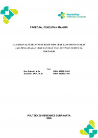Image of GAMBARAN ALUR PELAYANAN RESEP PADA OBAT YANG MENGGUNAKAN JASA PENGANTARAN OBAT DAN OBAT YANG DITUNGGU DI RSUD Dr. MOEWARDI
