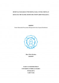 HUBUNGAN KEJADIAN PNEUMONIA PADA COVID-19 DENGAN KEMATIAN IBU HAMIL DI RSUD DR. MOEWARDI SURAKARTA