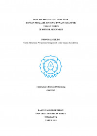 PREVALENSI STUNTING PADA ANAK DENGAN PENYAKIT JANTUNG BAWAAN ASIANOTIK USIA 0-5 TAHUN  DI RSUD DR. MOEWARDI
