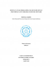 HUBUNGAN ANTARA PREEKLAMPSIA PADA IBU HAMIL DENGAN PERTUMBUHAN JANIN TERHAMBAT DI RSUD DR. MOEWARDI