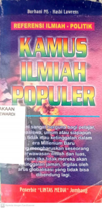 REFERENSI ILMIAH - POLITIK (KAMUS ILMIAH POPULER)