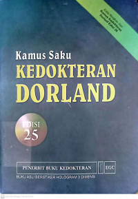 KAMUS SAKU KEDOKTERAN DORLAND EDISI 25