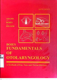 BOIES FUNDAMENTALS OF OTOLARYNGOLOGY SIXTH EDITION