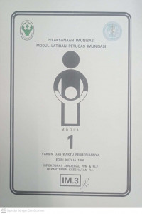 PELAKSANAAN IMUNISASI MODUL LATIHAN PETUGAS IMUNISASI