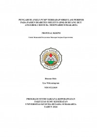 PENGARUH ANKLE PUMP TERHADAP SIRKULASI PERIFER PADA PASIEN DIABETES MELITUS (DM) DI RUANG HCU ANGGREK 2 RSUD Dr. MOEWARDI SURAKARTA