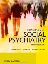 Principles of Social Psychiatry