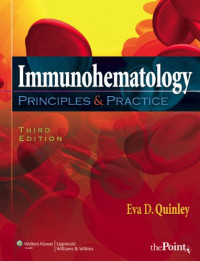 Image of IMMUNOHEMATOLOGY Principles & Practice Third Edition