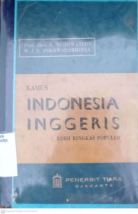 KAMUS INDONESIA INGGERIS EDISI RINGKAS POPULER