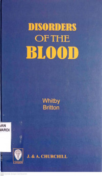 DISORDERS OF THE BLOOD