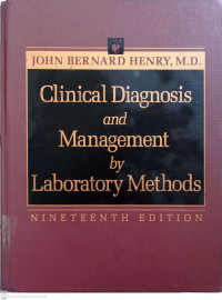 CLINICAL DIAGNOSIS AND MANAGEMENT BY LABORATORY METHODS