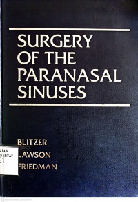 SURGERY OF THE PARANASAL SINUSES