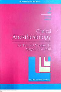 CLINICAL ANESTHESIOLOGY SECOND EDITION 2